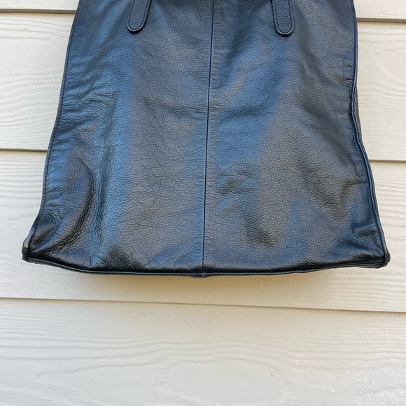 J Crew black leather purse - Picture 2 of 16